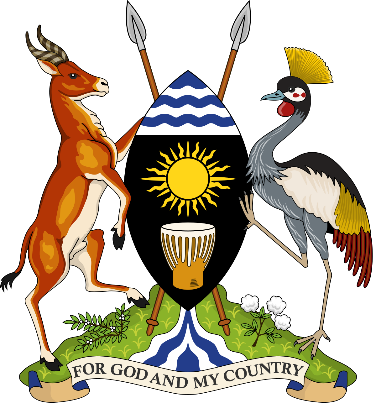 coat of arms uganda